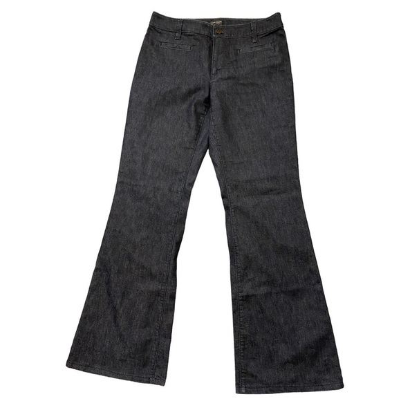 ANN TAYLOR CURVE THE FLARE DARK DENIM SIZE 2 - Picture 1 of 6